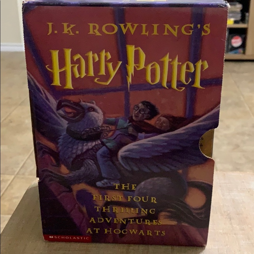 Harry Potter books 1,2,3,4